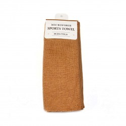 Microfiber Sports Towel Brown 20x110cm